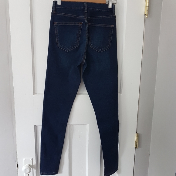 TOPSHOP Jamie High Waist Skinny Jeans High Rise Mid Wash 26 x 32 - Picture 6 of 12